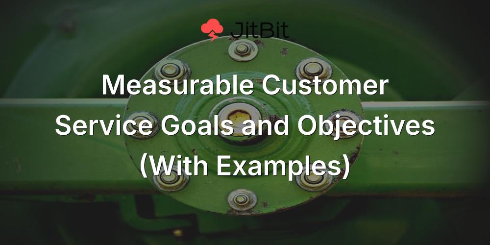 Measurable Customer Service Goals and Objectives (With Examples)